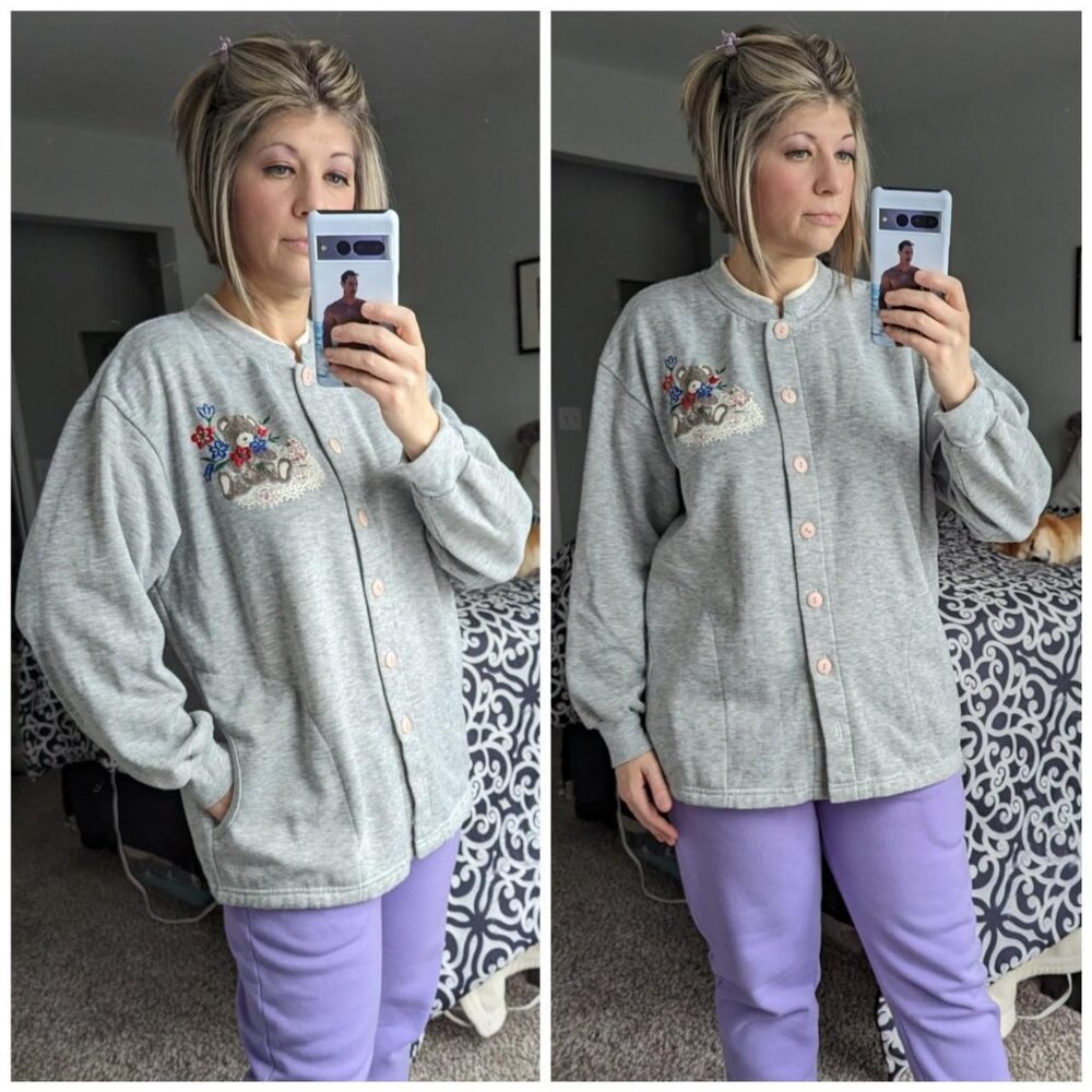 Teddy Bear Cardigan - Picture 6 of 8